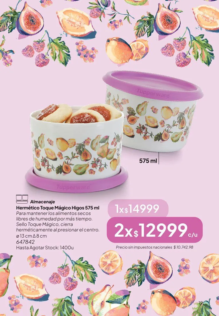 Ofertas de  Ofertas Tupperware  9 de junio al 30 de junio 2026 - Página 19 del catálogo