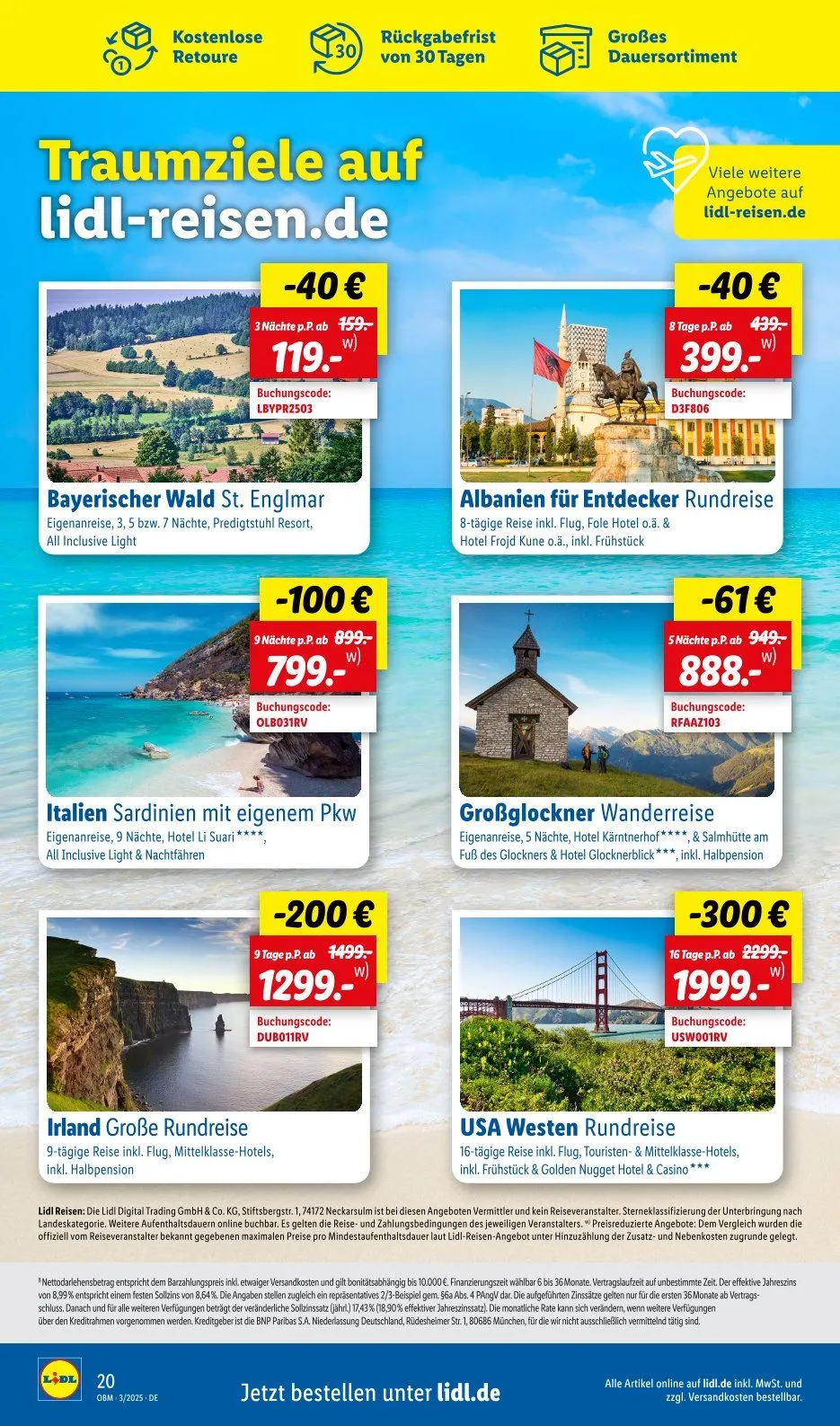 Lidl Prospekt von 5. März bis 31. März 2025 - Prospekt seite 20