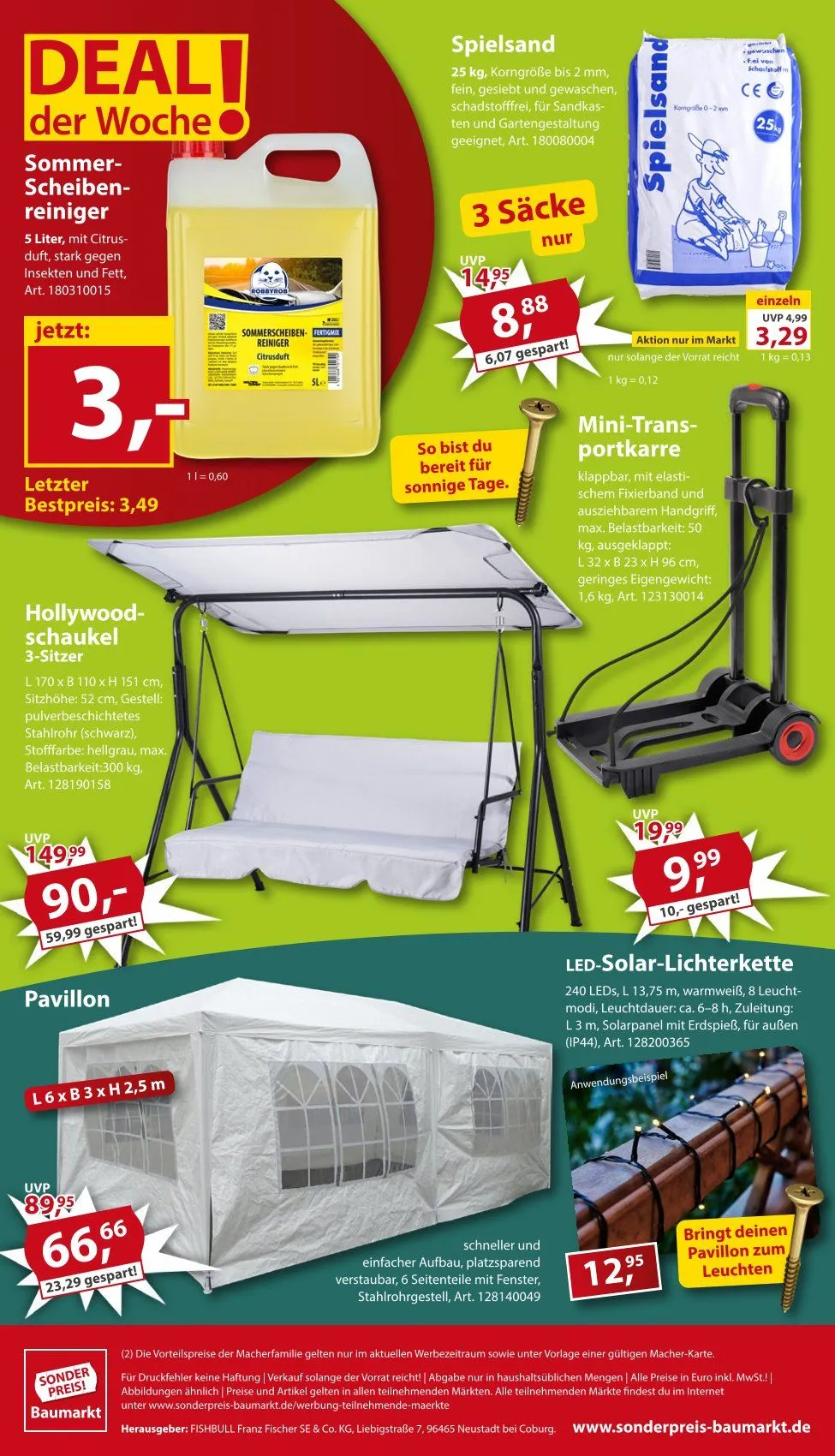 Sonderpreis-Baumarkt Angebote von 30. Mai bis 5. Juni 2026 - Prospekt seite 20