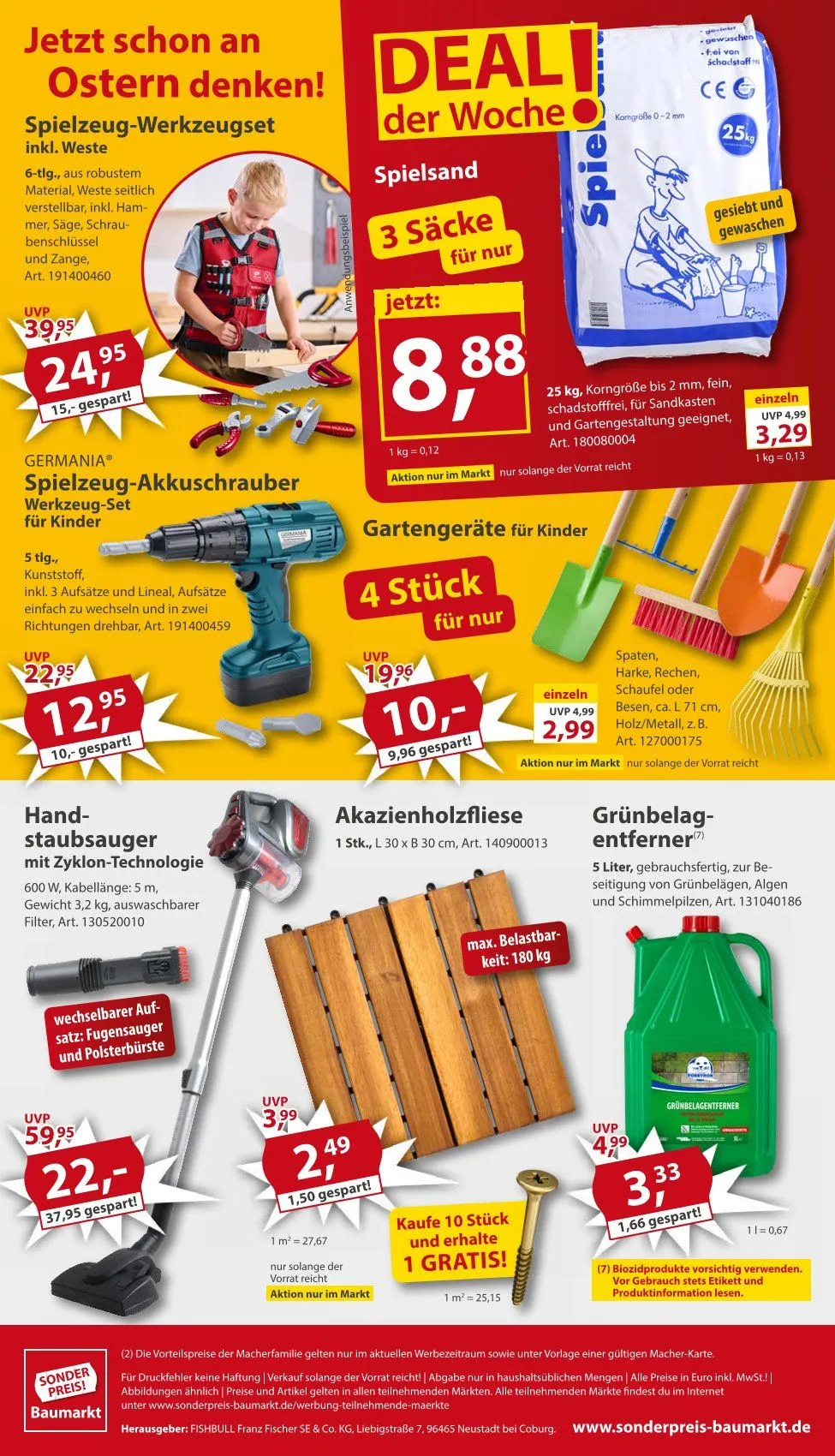 Sonderpreis-Baumarkt Prospekte von 21. März bis 27. März 2026 - Prospekt seite 20