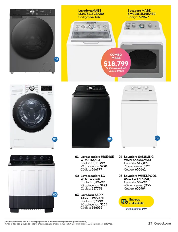 Ofertas de Ofertas Coppel  10 de enero al 31 de enero 2026 - Página 20 del catálogo