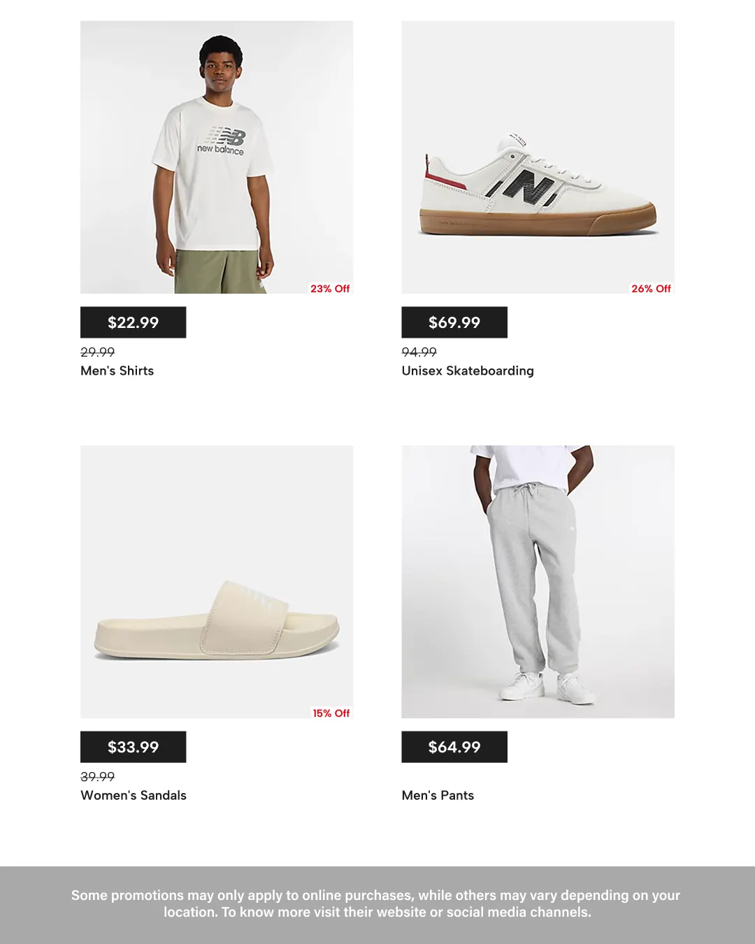 Weekly ad  New Balance Sales from March 27 to April 15 2026 - Page 20