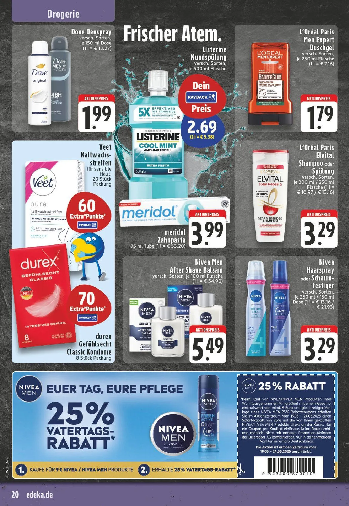 Edeka Prospekt von 19. Mai bis 24. Mai 2025 - Prospekt seite 20