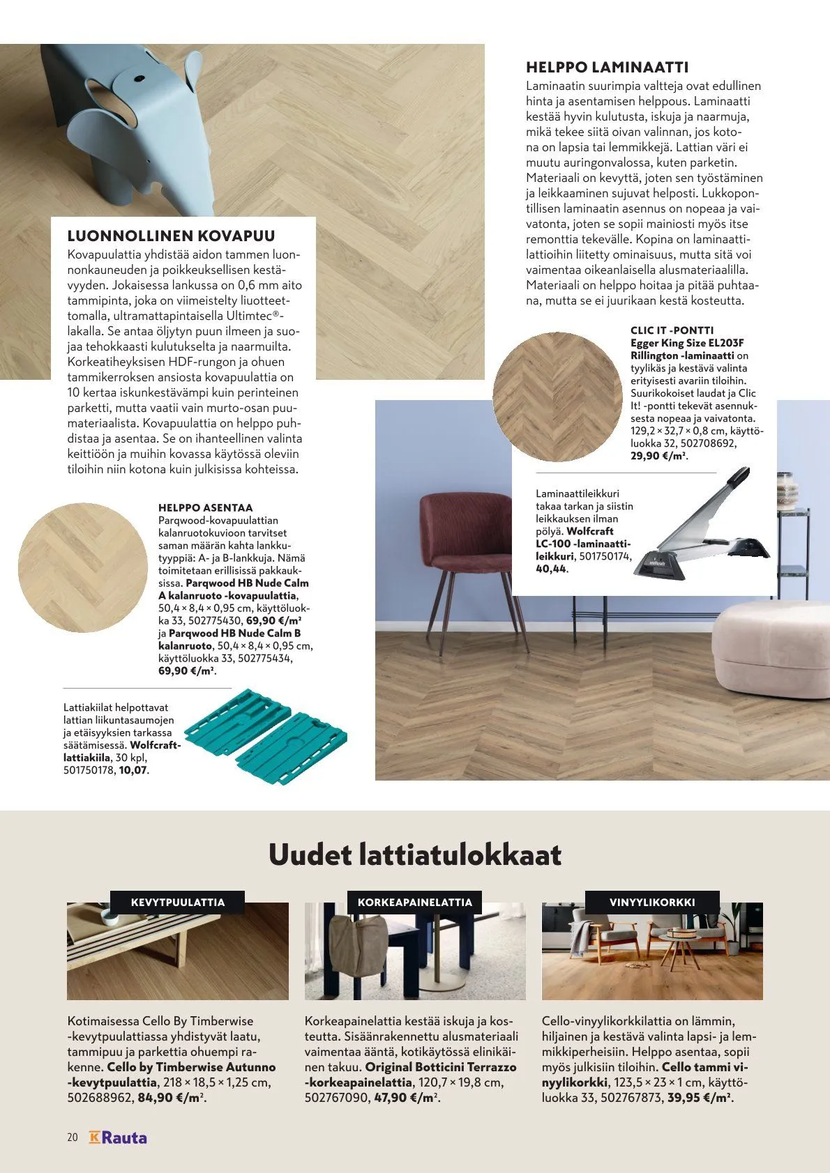 Kaupan K-Rauta uusimmat tarjoukset voimassa alkaen 5. helmikuuta - 28. helmikuuta 2026 - Tarjouslehti sivu 20