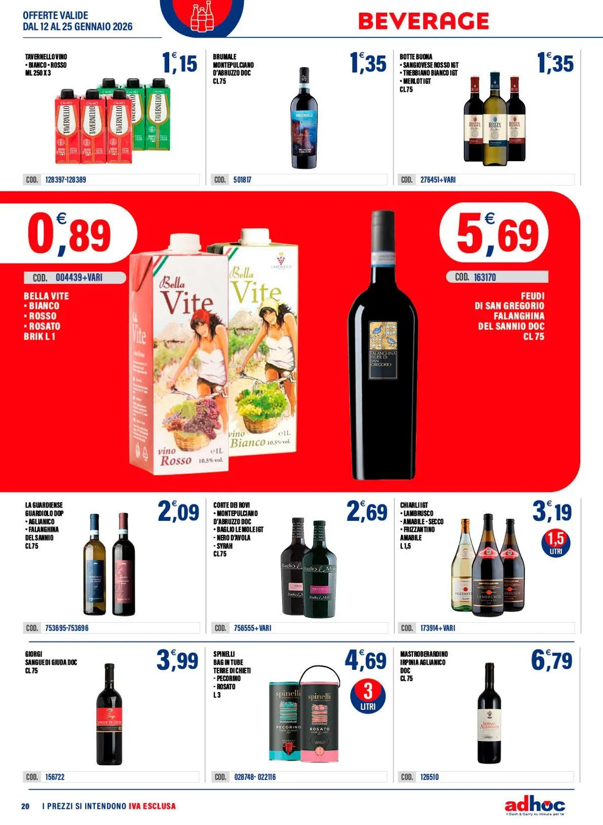Volantino da 12 gennaio a 25 gennaio di 2026 - Pagina del volantino 20