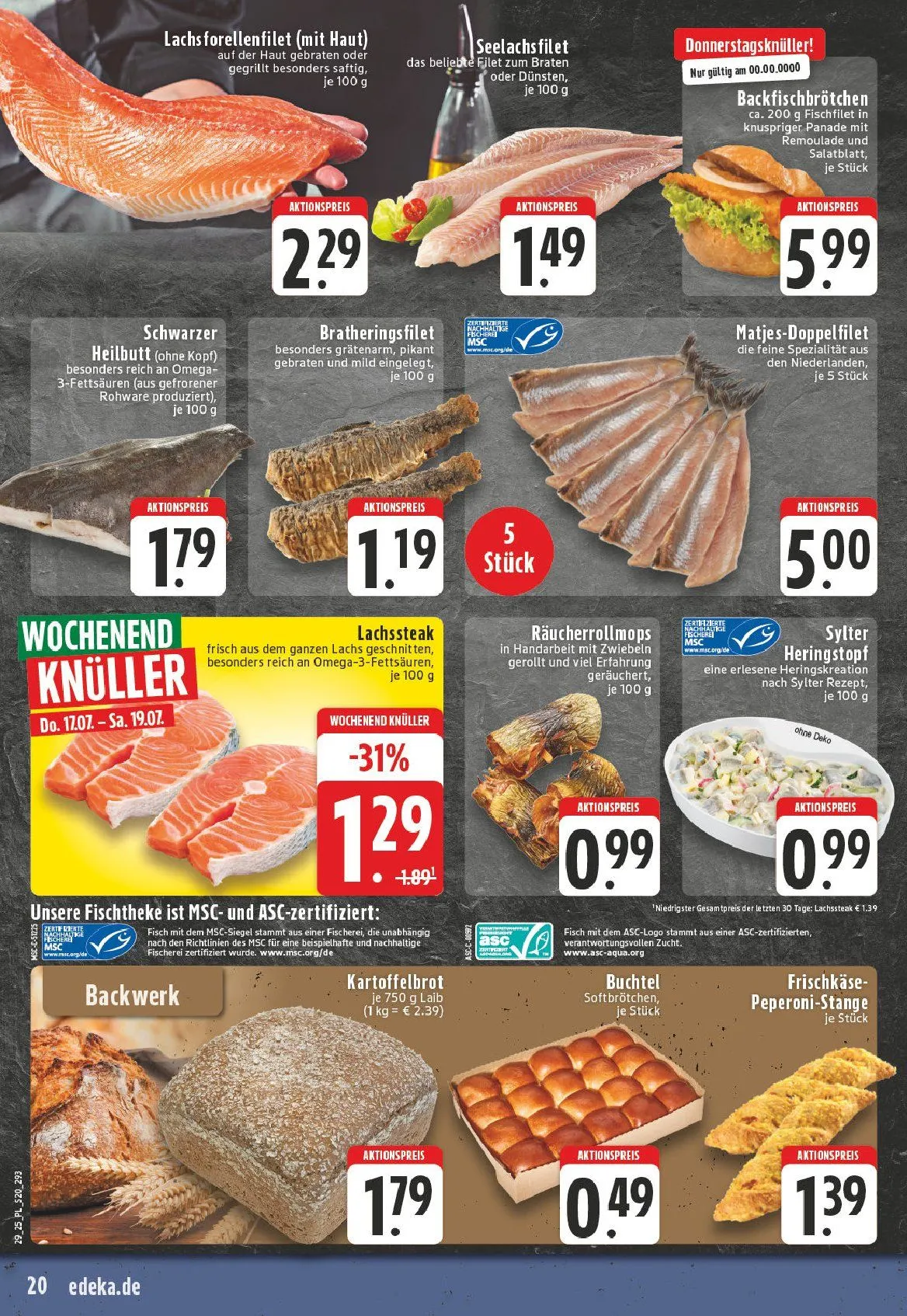 Edeka Prospekte - Aktuelle Angebote von 13. Juli bis 18. Juli 2025 - Prospekt seite 20