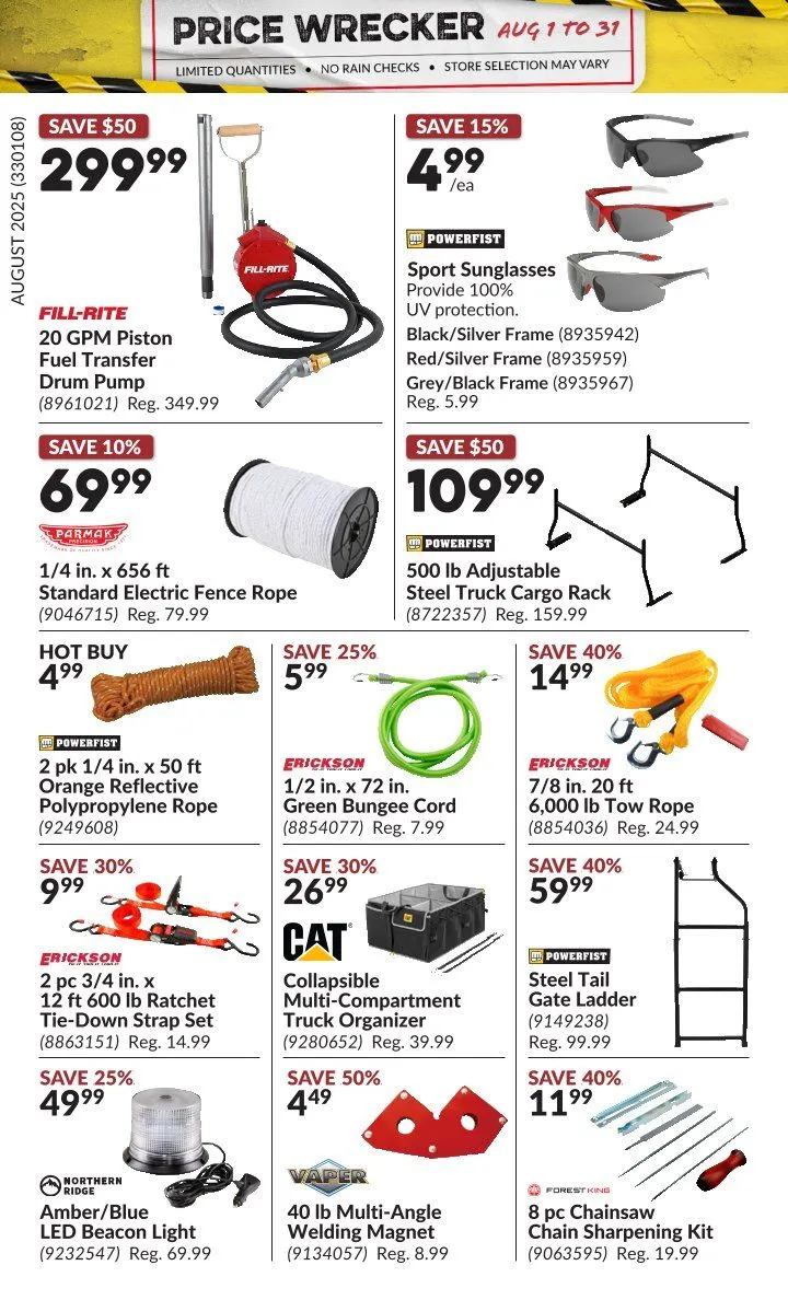 Flyer from August 1 to August 31 2025 - flyer page 20