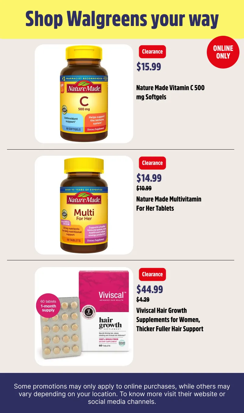 Weekly promotion Walgreens SALES spanning from May 4 to May 18 2026 - Page 20 for Catalogue 365