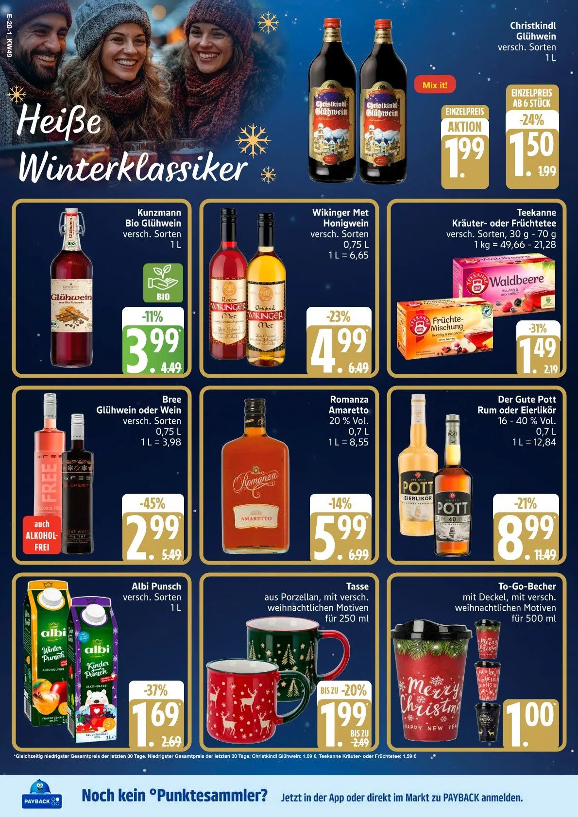 Edeka Angebote von 1. Dezember bis 6. Dezember 2025 - Prospekt seite 20