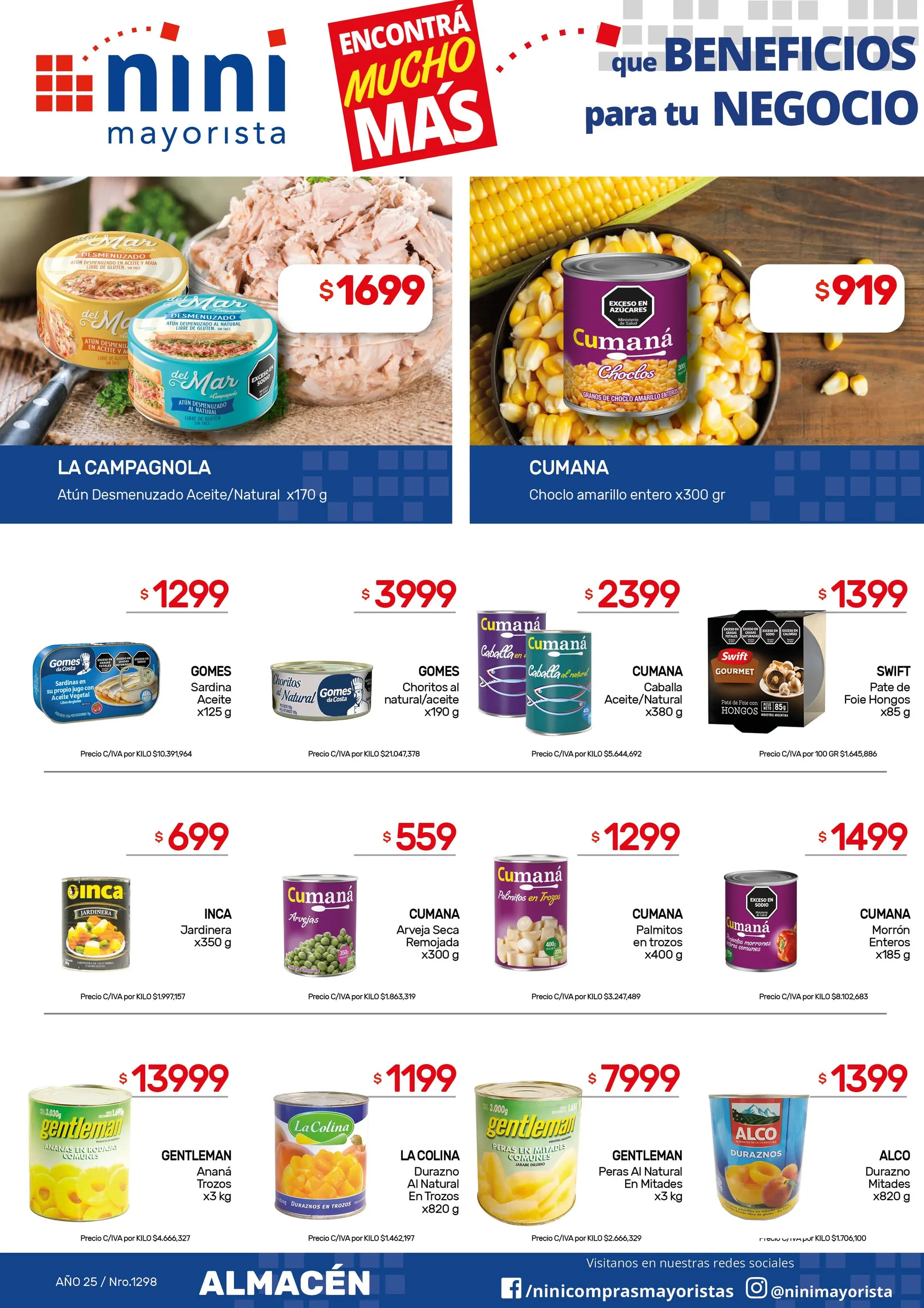 Ofertas de Nini Mayorista 10 de marzo al 16 de marzo 2025 - Página 20 del catálogo