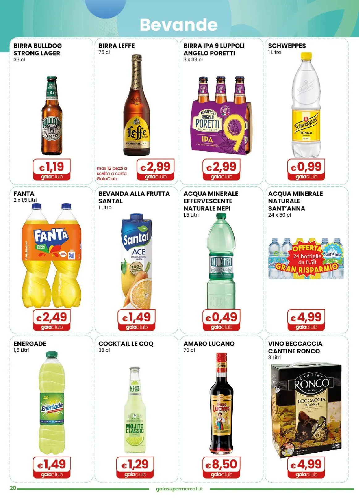  Volantini Gala Supermercati da 7 aprile a 21 aprile di 2026 - Pagina del volantino 20