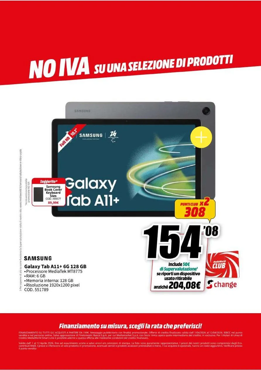 Volantini MEDIAWORLD da 1 aprile a 12 aprile di 2026 - Pagina del volantino 20