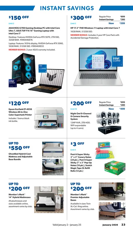 Encarte de Sam's Club Sales 30 de dezembro até 1 de janeiro 2026 - Pagina 20