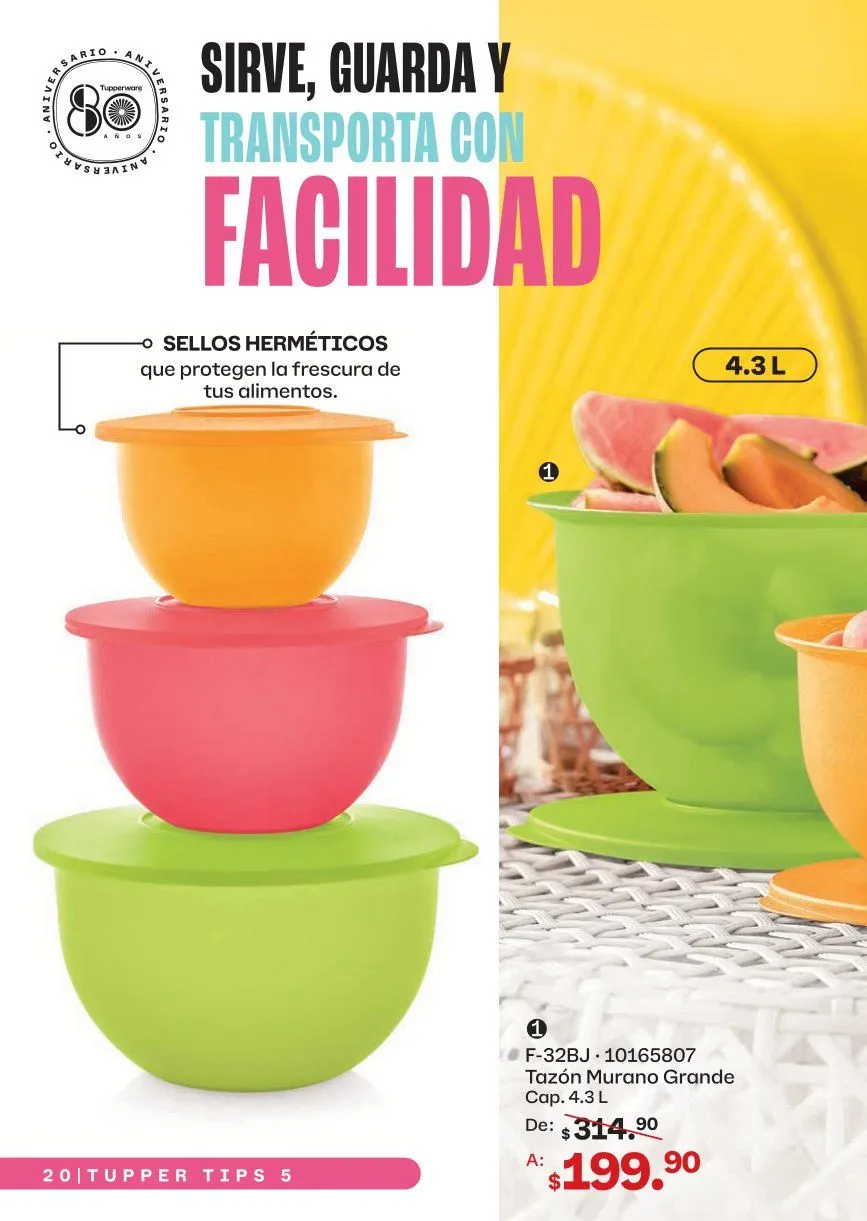 Catálogo de Tupperware Ofertas 17 de abril al 20 de mayo 2026 - Pagina 20