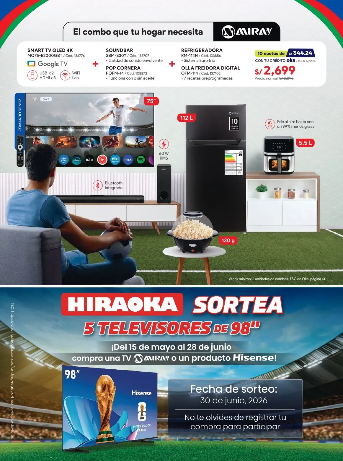 Catalogo de Hiraoka Ofertas 1 de junio al 6 de junio 2026 - Pag 20