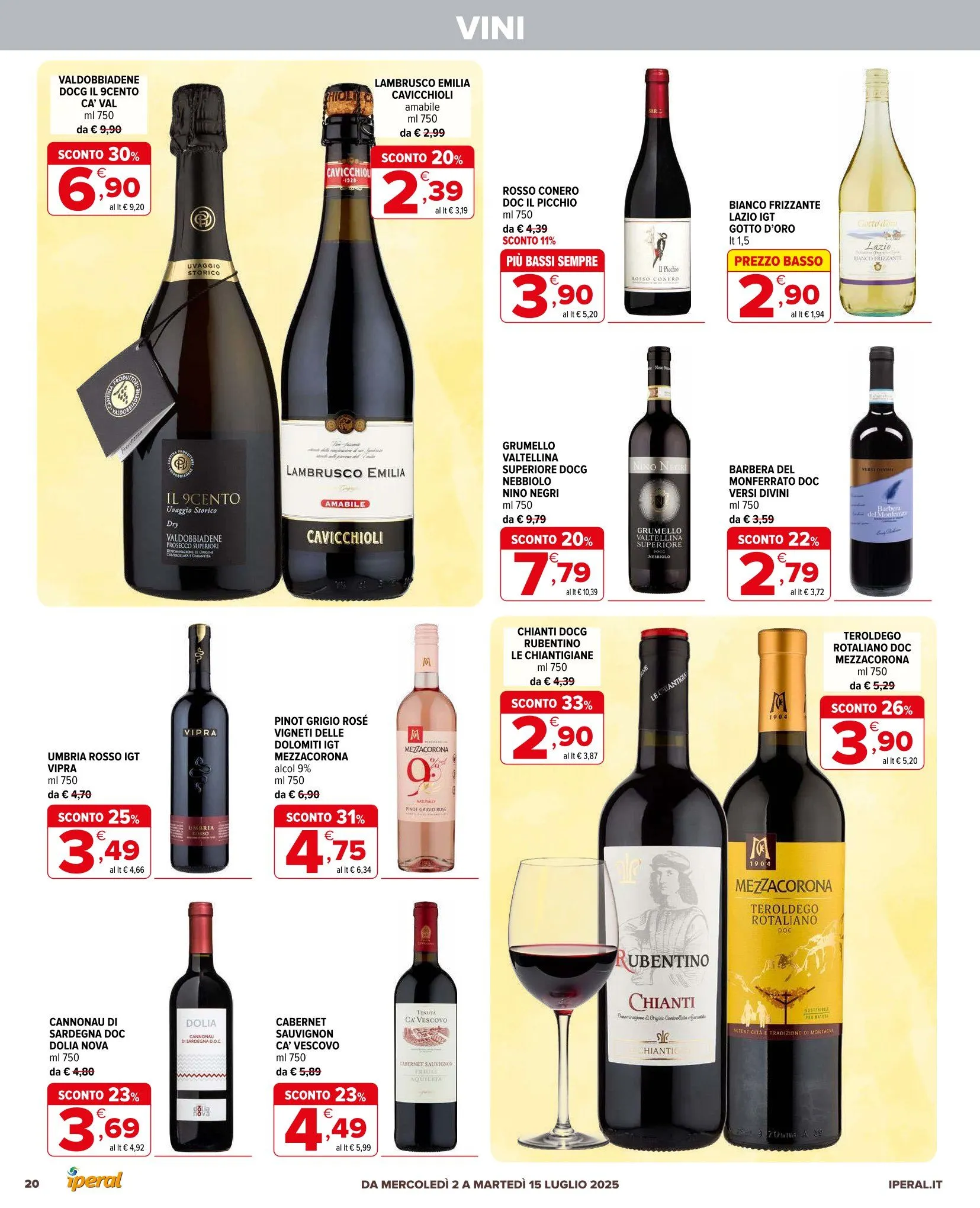 Offerta speciale di Iperal da 2 luglio a 15 luglio di 2025 - Pagina del volantino 20