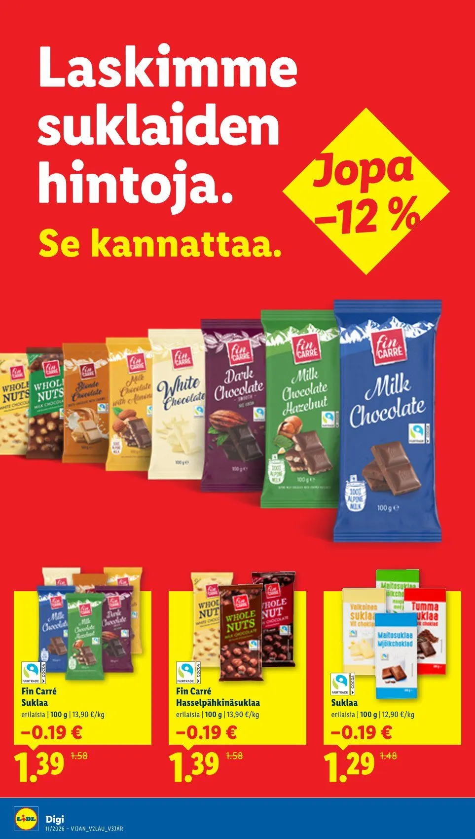  Kaupan Lidl uusimmat tarjoukset voimassa alkaen 12. maaliskuuta - 18. maaliskuuta 2026 - Tarjouslehti sivu 20