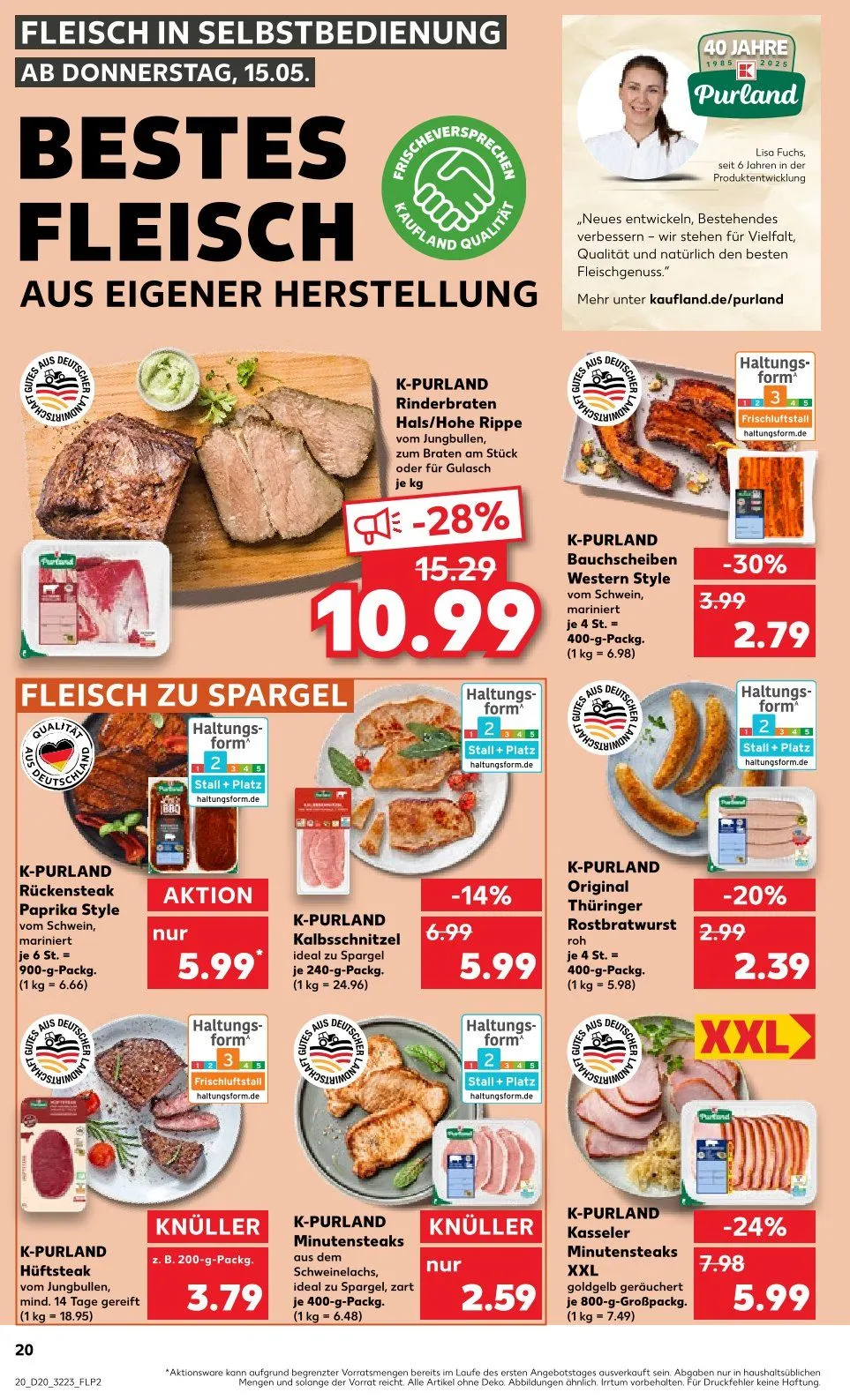 Kaufland Prospekt von 15. Mai bis 21. Mai 2025 - Prospekt seite 20