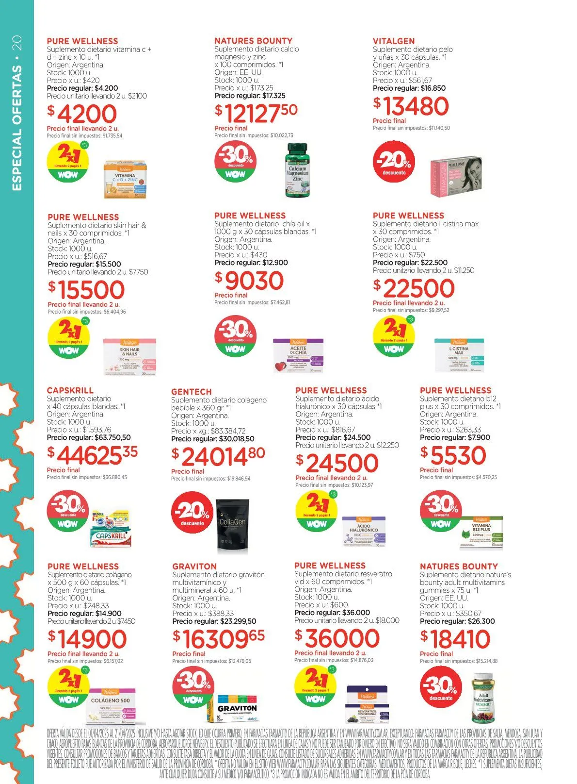 Ofertas de Farmacity Ofertas 7 de abril al 21 de abril 2025 - Página 20 del catálogo