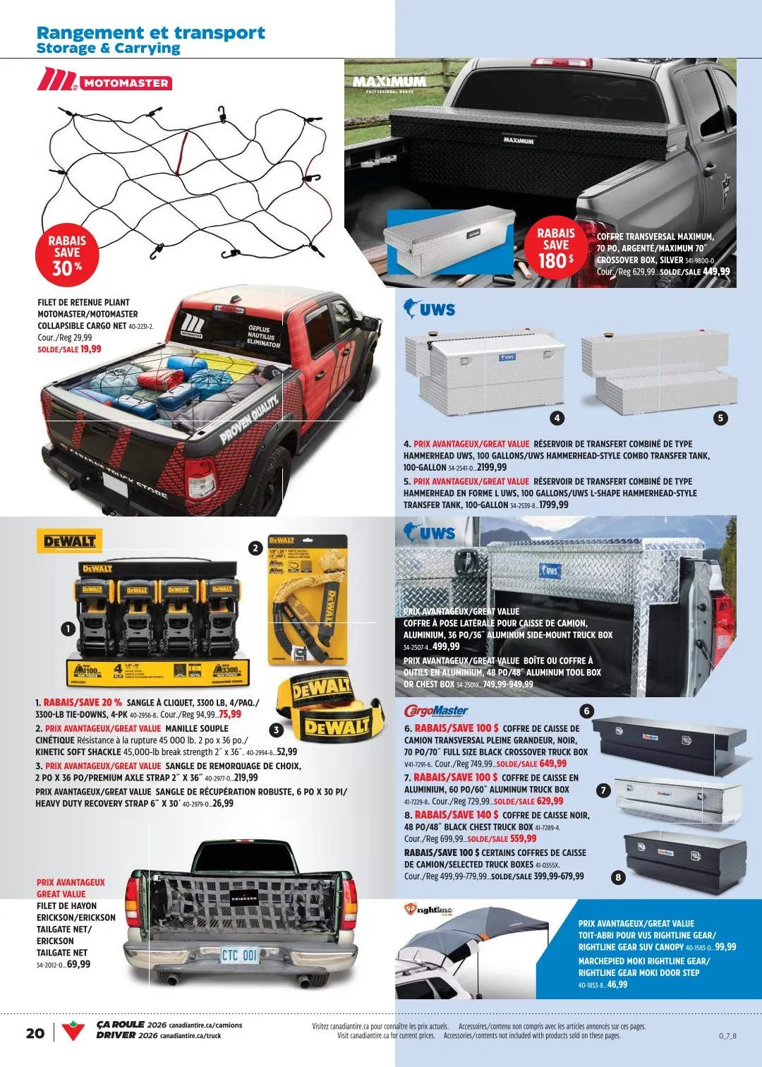 Canadian Tire Sales from April 9 to April 29 2026 - flyer page 20