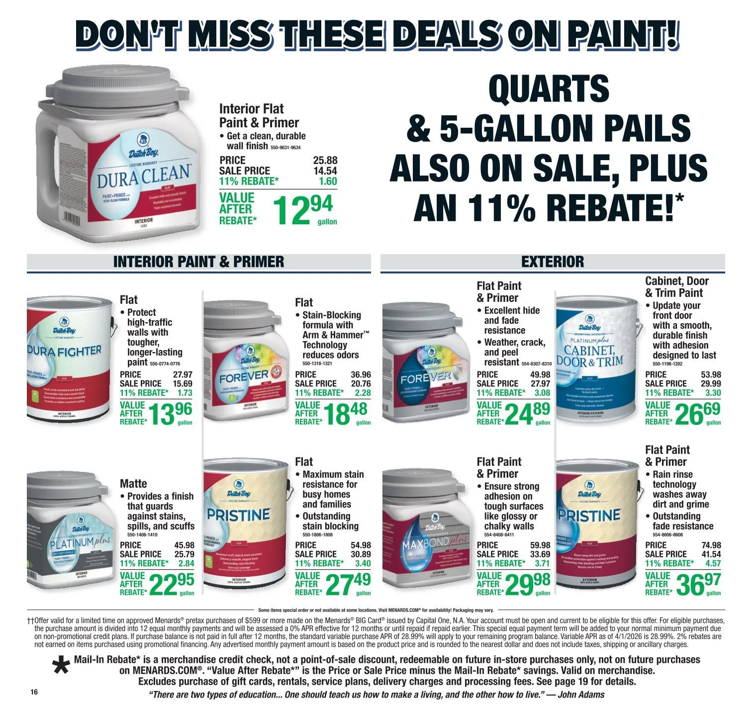Weekly ad Menards Sales from May 14 to May 25 2026 - Page 20