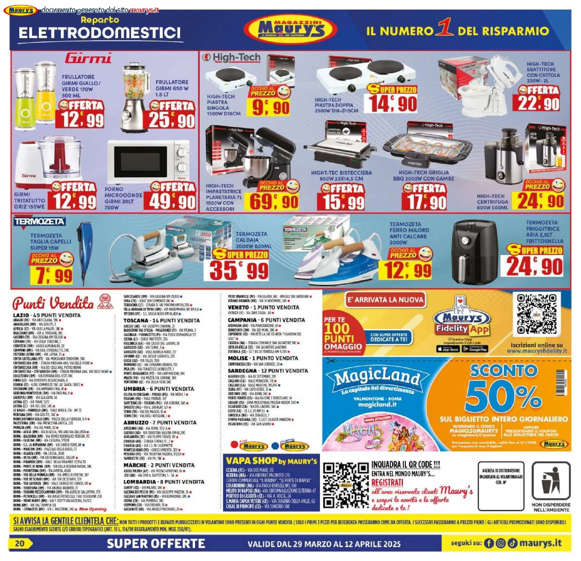 Offerte Maury's da 29 marzo a 14 aprile di 2025 - Pagina del volantino 20