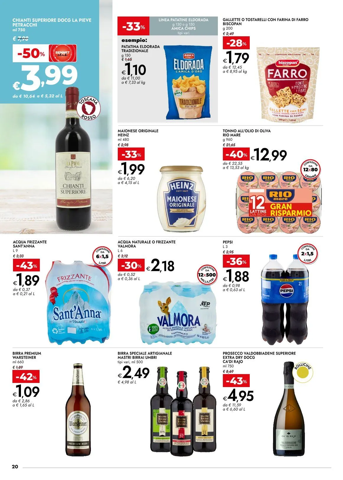 bennet Volantino da 7 aprile a 29 aprile di 2026 - Pagina del volantino 20