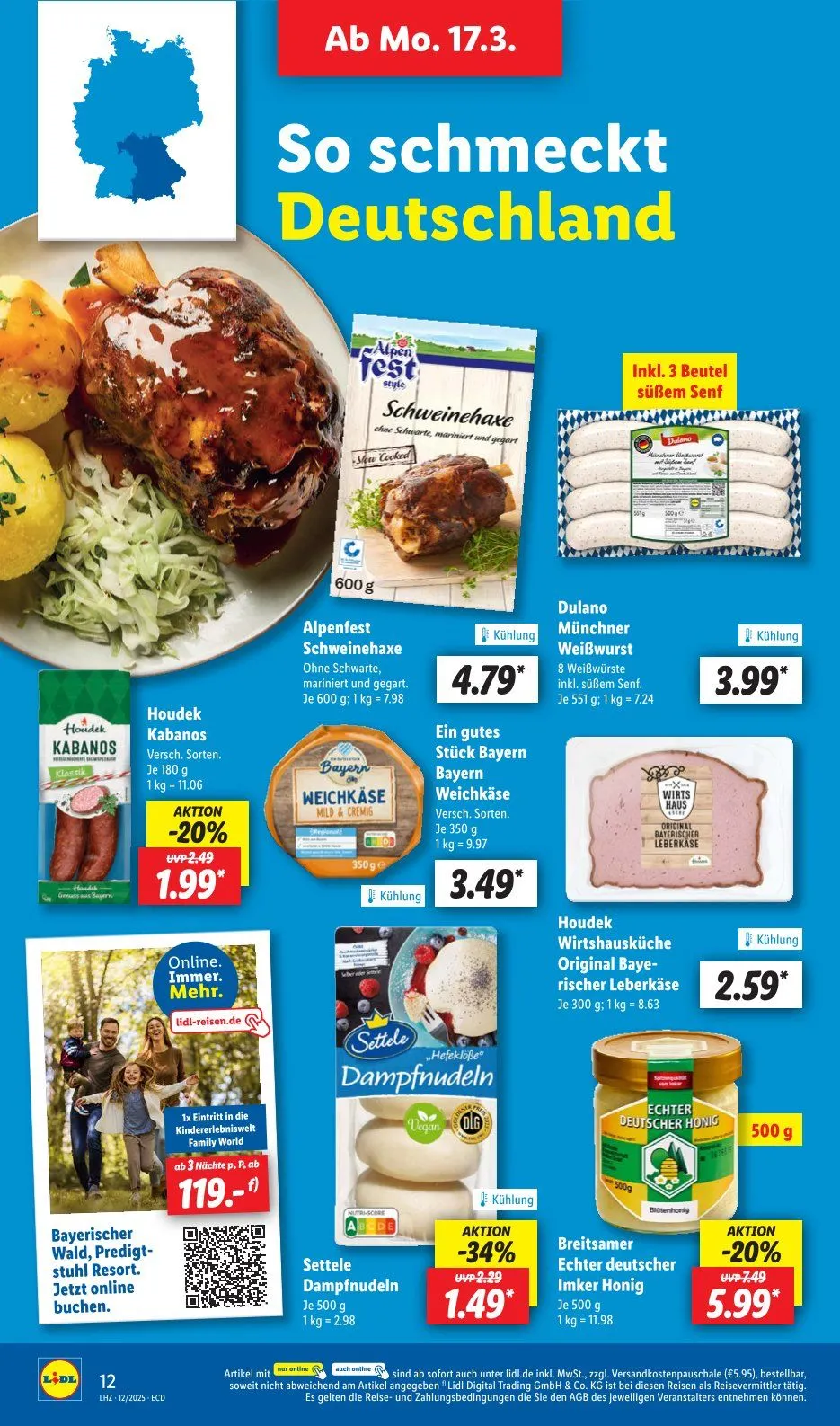 Lidl Prospekt von 17. März bis 22. März 2025 - Prospekt seite 20