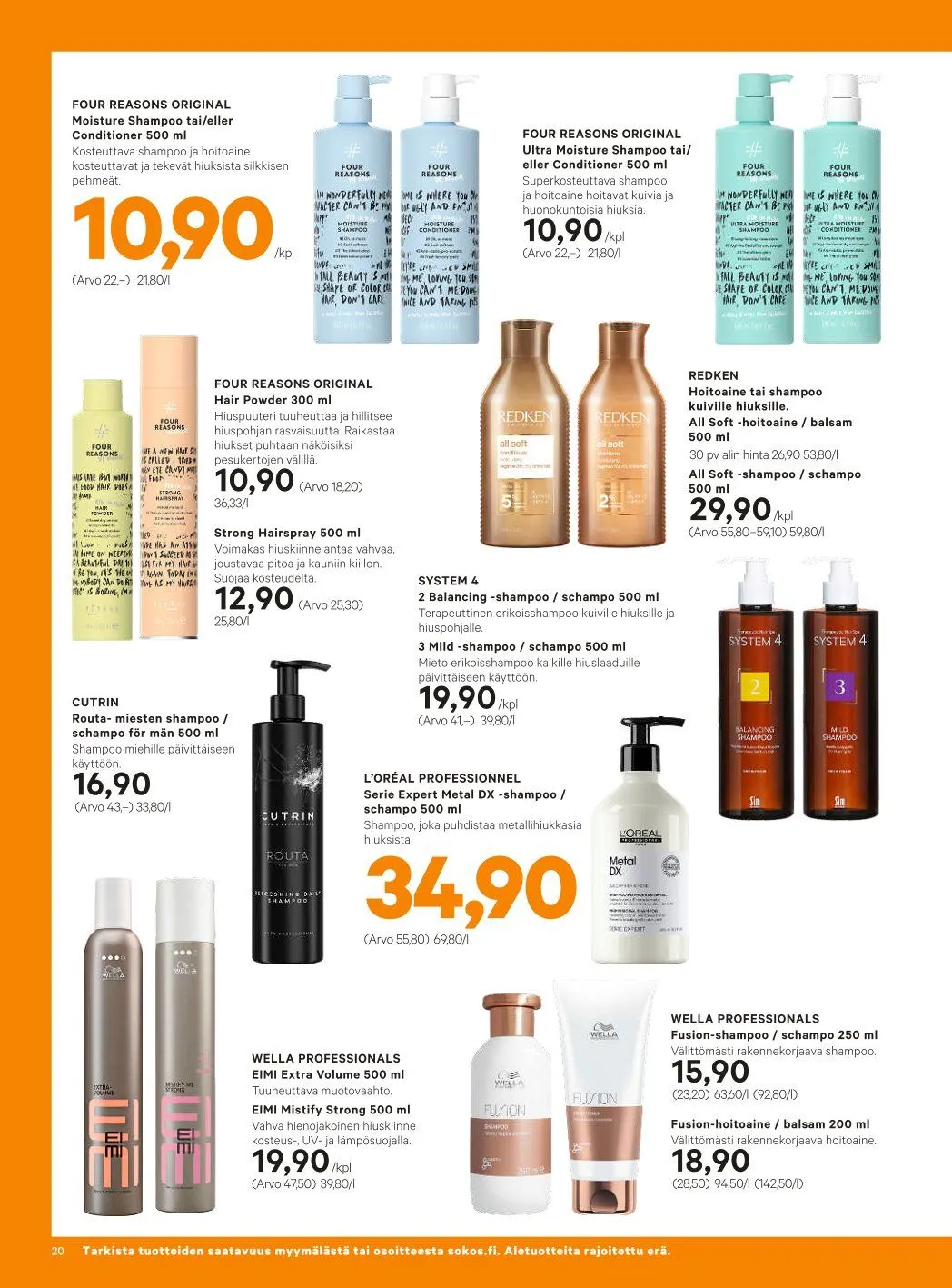 Sokos Tarjoukset voimassa alkaen 8. tammikuuta - 19. tammikuuta 2025 - Tarjouslehti sivu 20