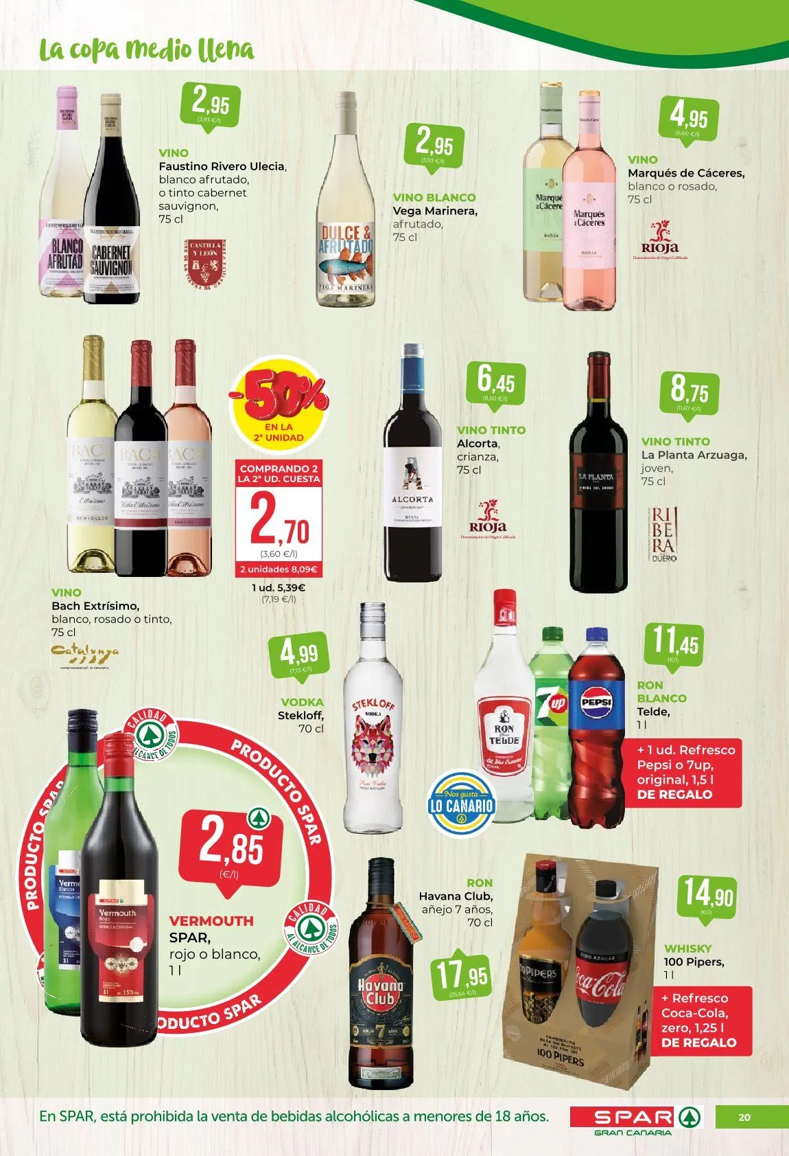 Catálogo de Spar Gran Canarias Ofertas 28 de mayo al 11 de junio 2026 - Página 20