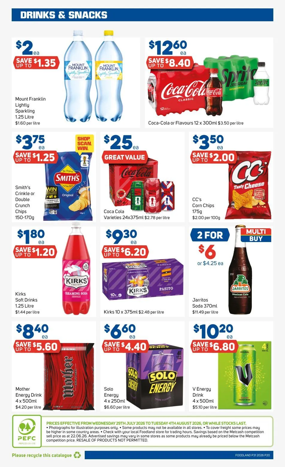 Foodland Catalogue - Catalogue valid from 29 July to 4 August 2026 - page 20