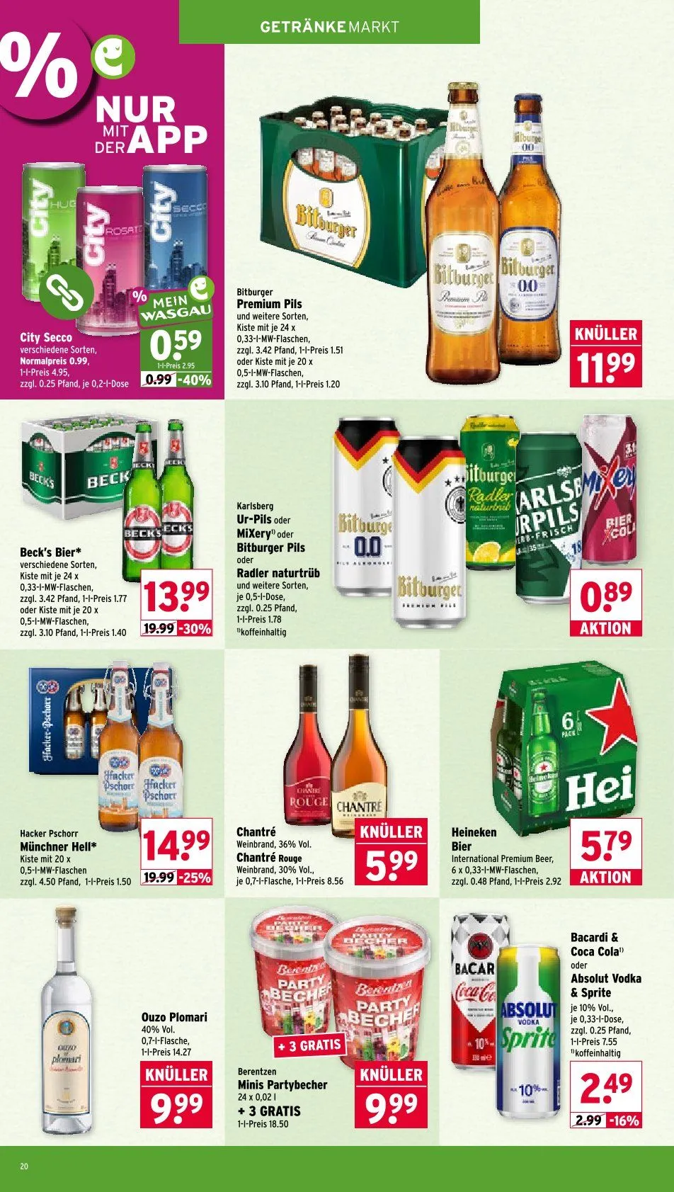 Wasgau - Wöchentliche Prospekte von 1. Juni bis 6. Juni 2026 - Prospekt seite 20