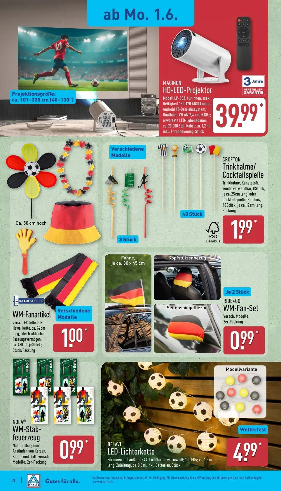 ALDI Nord Prospekte - Aktuelle Angebote von 1. Juni bis 6. Juni 2026 - Prospekt seite 20