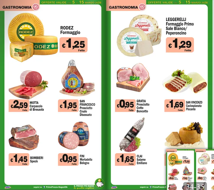  Volantini Primo Prezzo da 5 marzo a 11 marzo di 2026 - Pagina del volantino 20