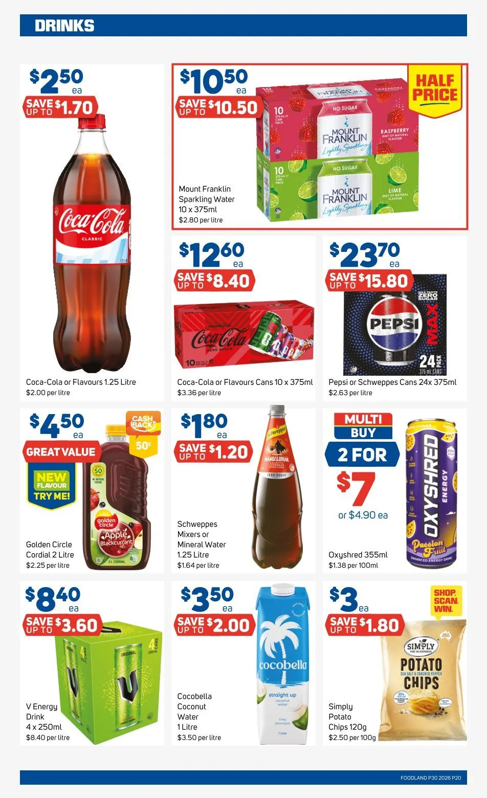 Foodland Sales - Catalogue valid from 22 July to 28 July 2026 - page 20