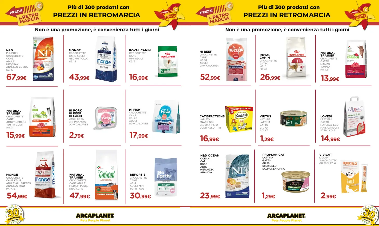 Volantini Arcaplanet da 20 ottobre a 2 novembre di 2025 - Pagina del volantino 20
