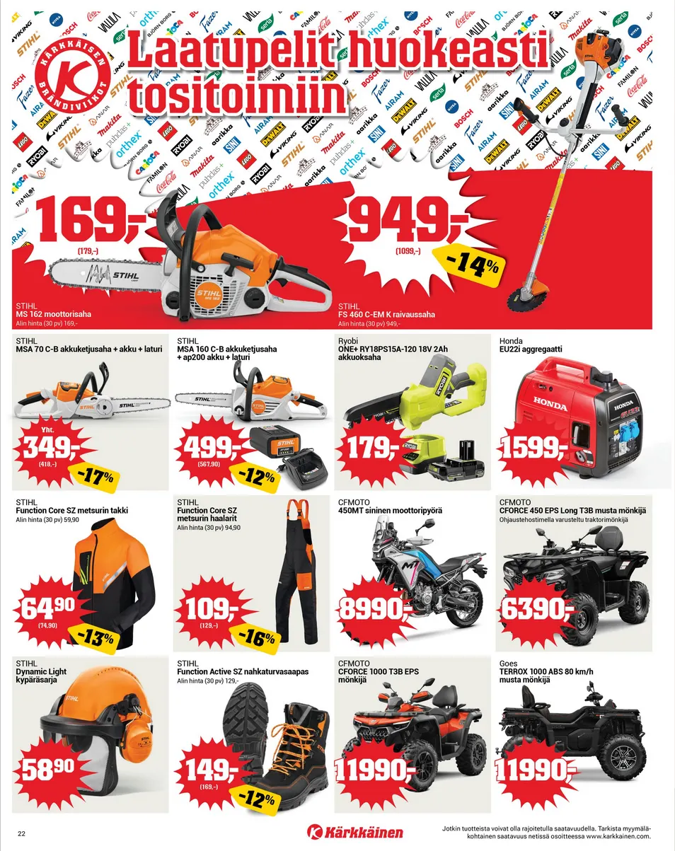 Kaupan Kärkkäinen Tarjoukset voimassa alkaen 4. maaliskuuta - 17. maaliskuuta 2026 - Tarjouslehti sivu 20