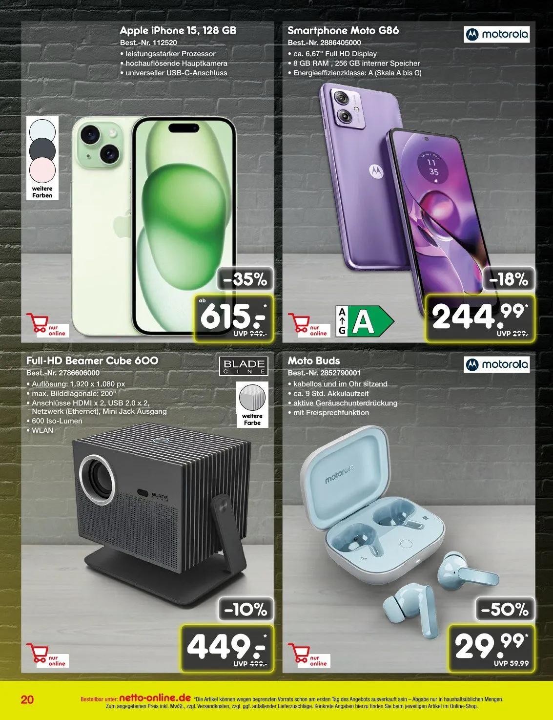 Netto Marken-Discount Angebote von 1. November bis 30. November 2025 - Prospekt seite 20