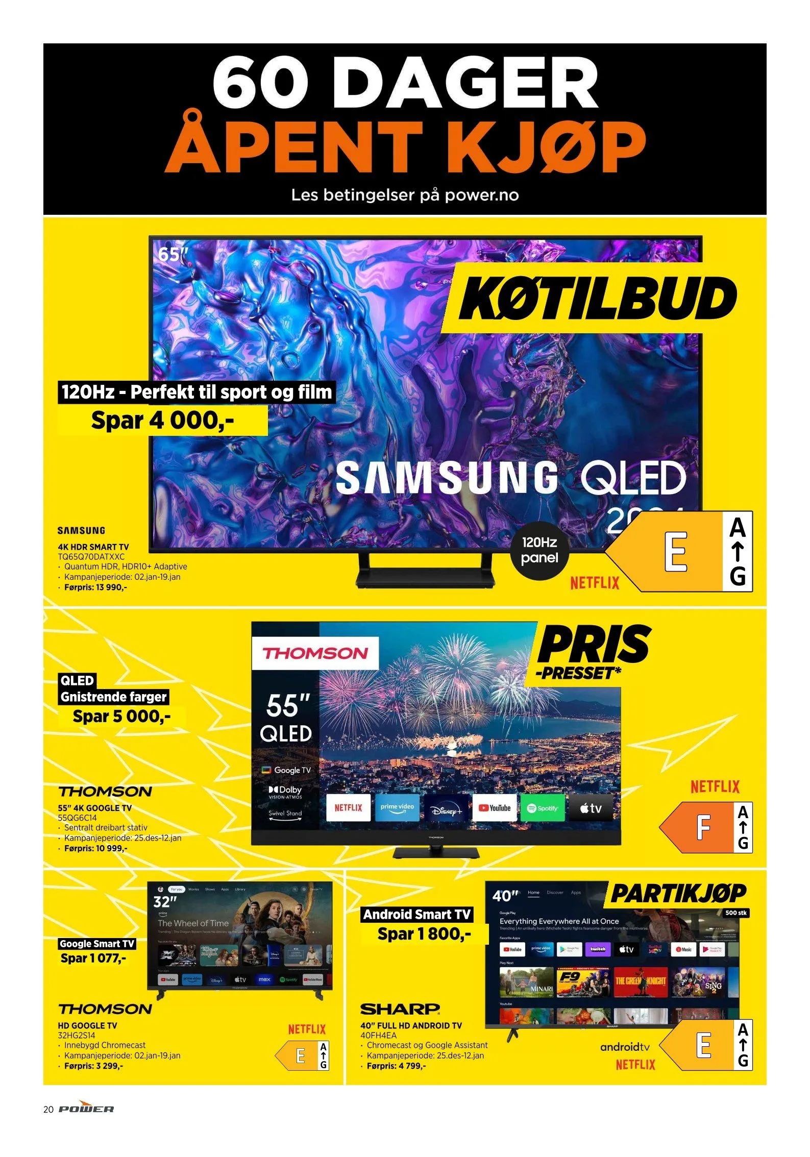 Power Tilbud fra 7. januar til 18. januar 2025 - kundeavisside 20