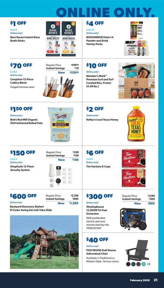 Weekly ad Sam's Club  Sales from January 28 to February 22 2026 - Page 21
