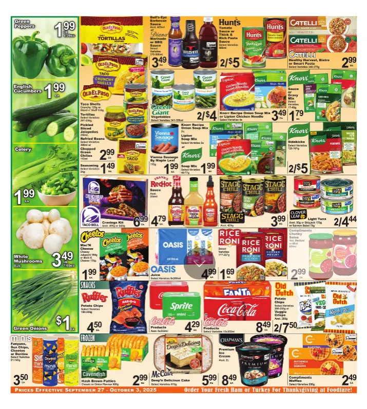 Food Fare flyers from September 25 to October 4 2025 - flyer page 2