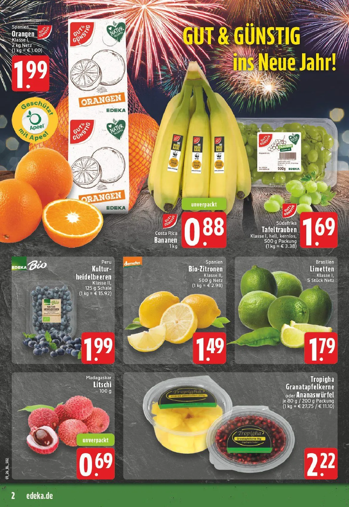 Edeka Prospekte von 29. Dezember bis 3. Januar 2026 - Prospekt seite 2