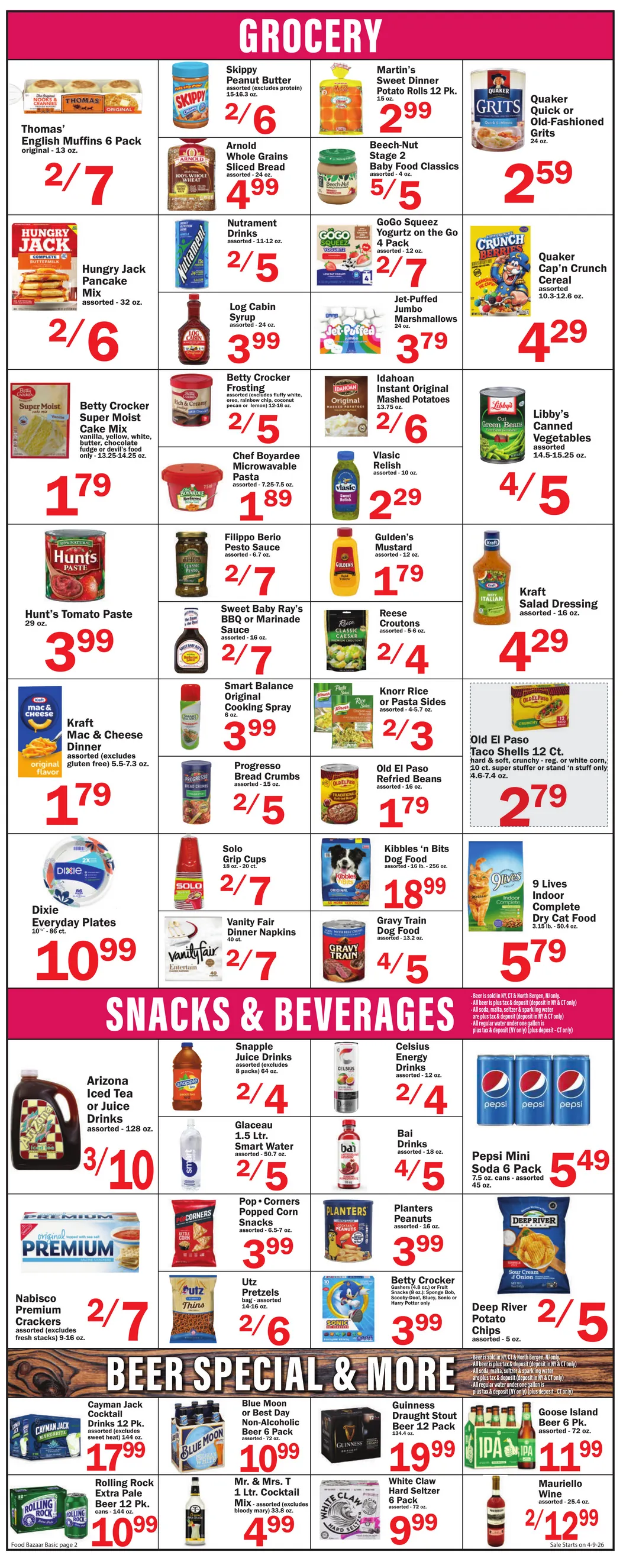 Weekly ad Food Bazaar Sales from April 9 to April 15 2026 - Page 2