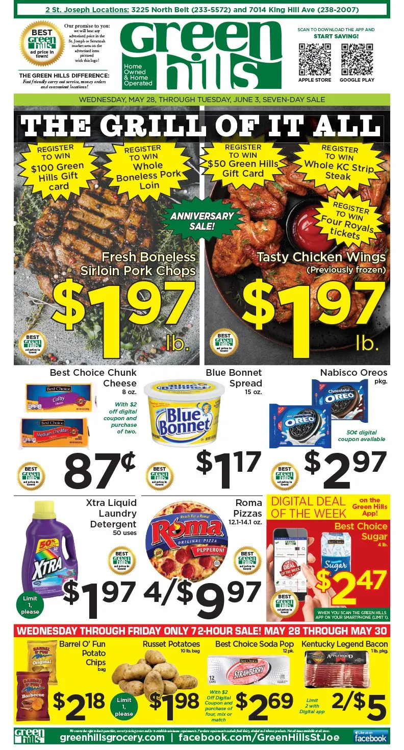 Weekly ad Green Hills Grocery Sales from May 28 to June 3 2025 - Page 