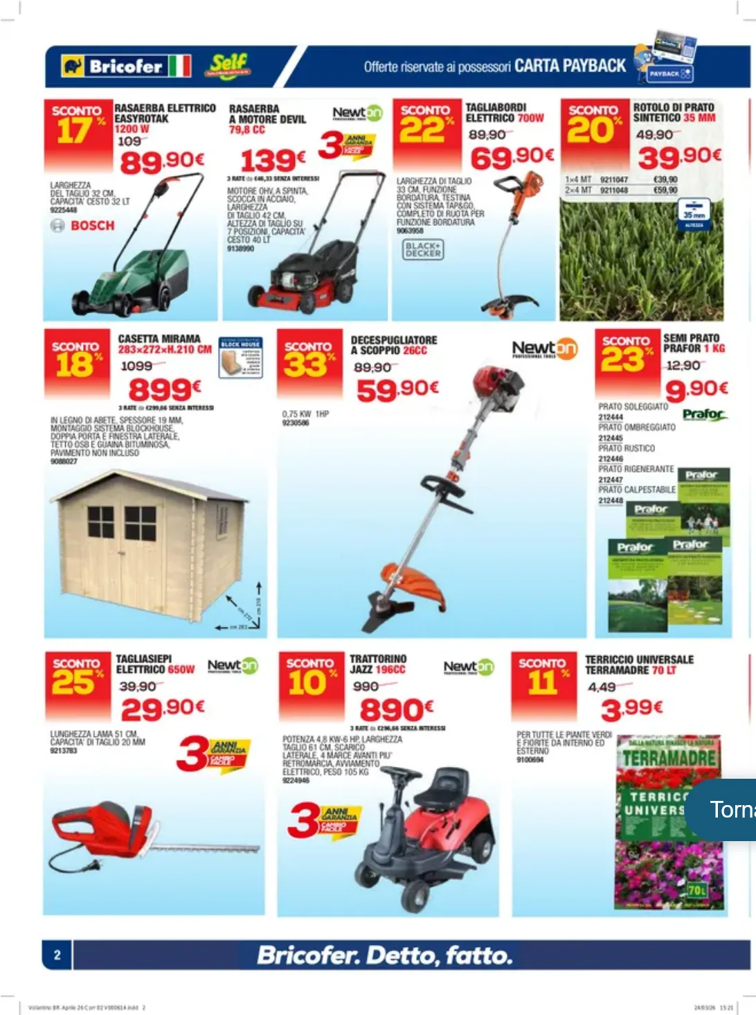 Volantini Self da 31 marzo a 26 aprile di 2026 - Pagina del volantino 2