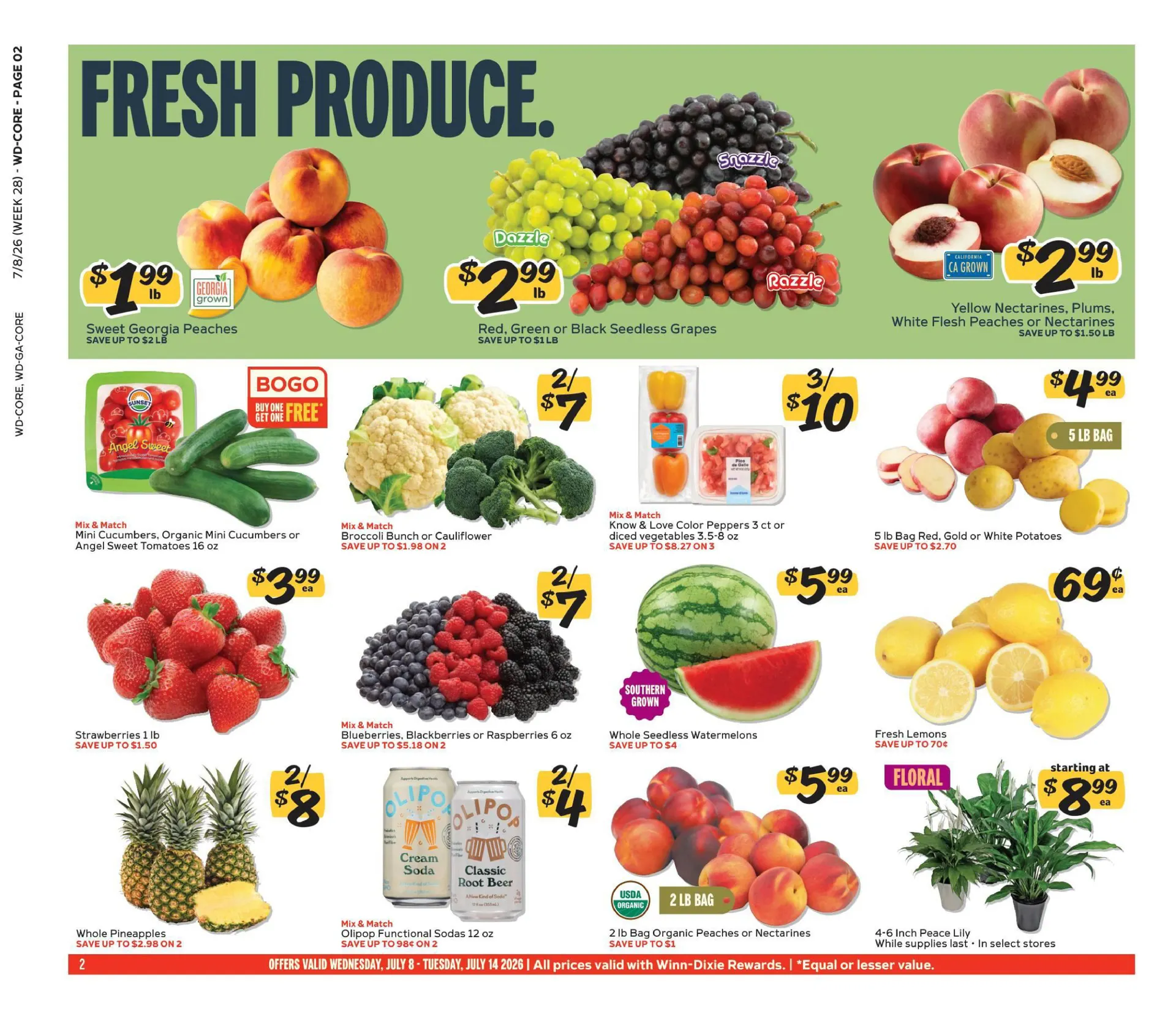Weekly ad Winn Dixie Sales from July 8 to July 14 2026 - Page 2