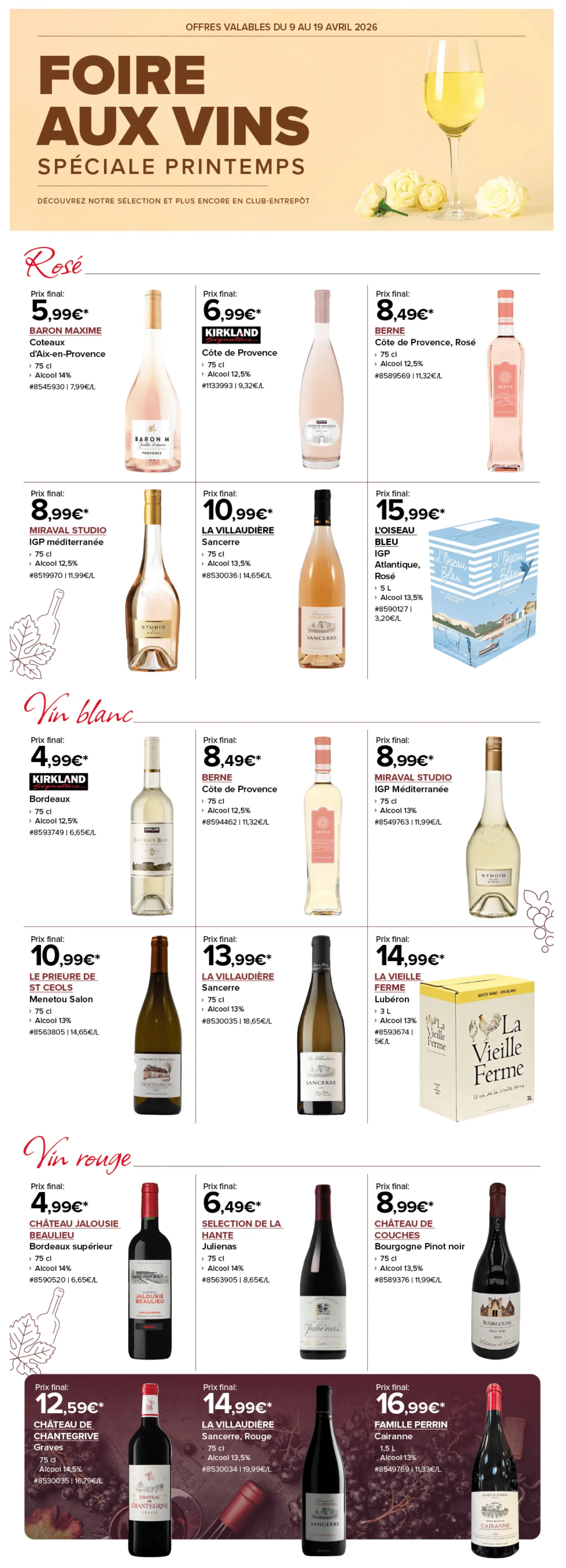 Catalogue du 9 avril au 19 avril 2026 - Catalogue page 1