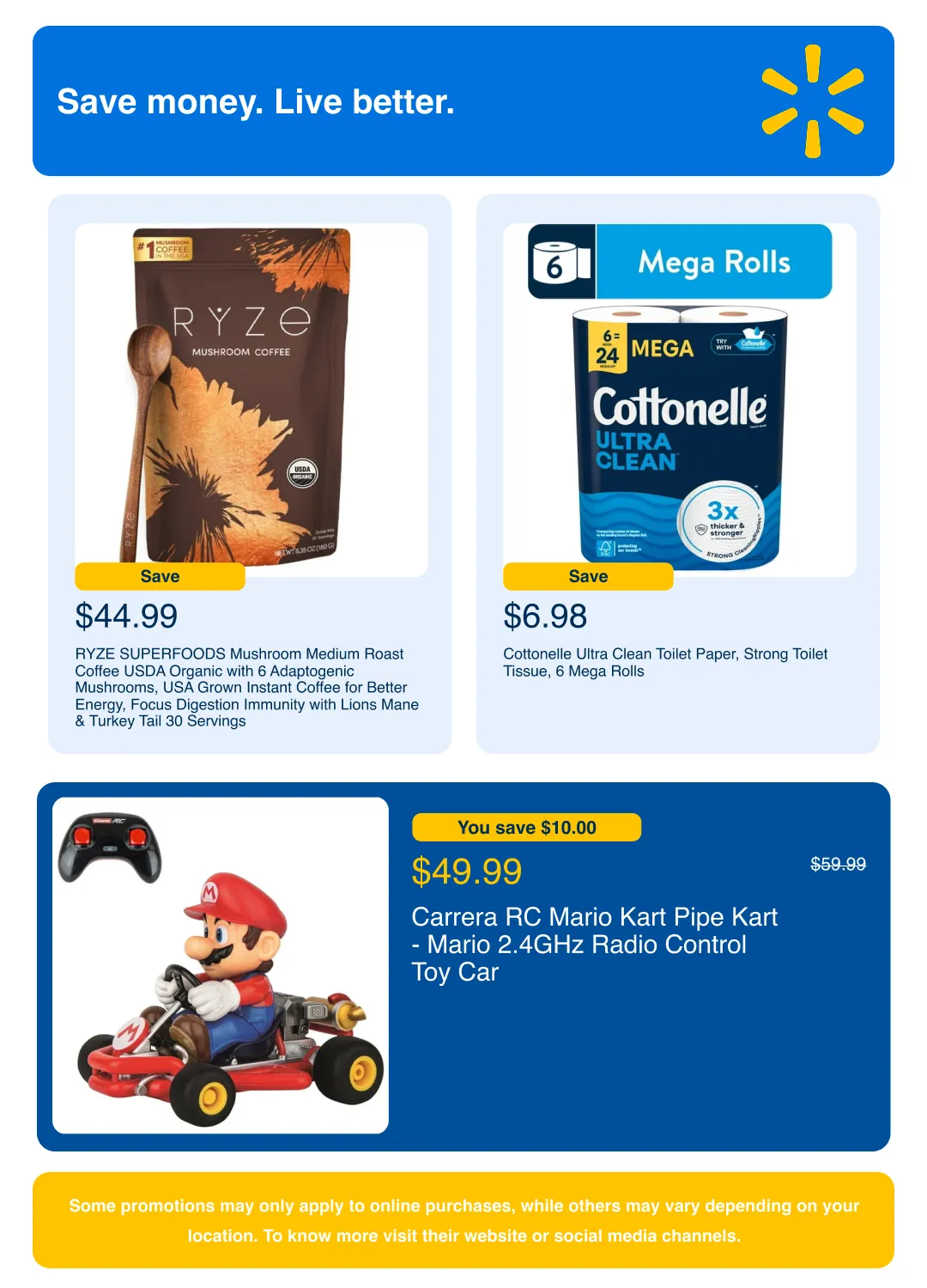 Weekly promotion Walmart Sales spanning from April 1 to April 20 2026 - Page 2 for Catalogue 365