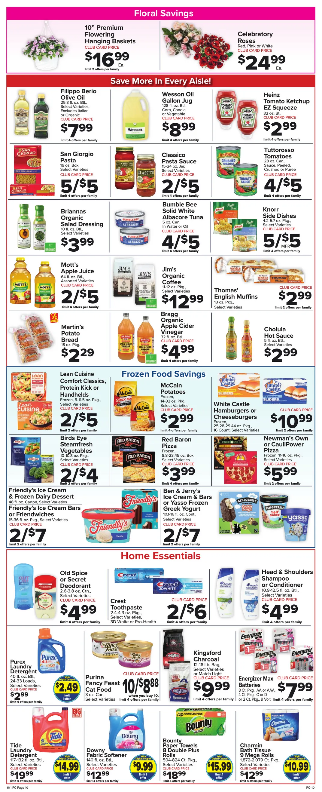 Weekly promotion Foodtown Sales spanning from May 1 to May 7 2026 - Page 2 for Catalogue 365