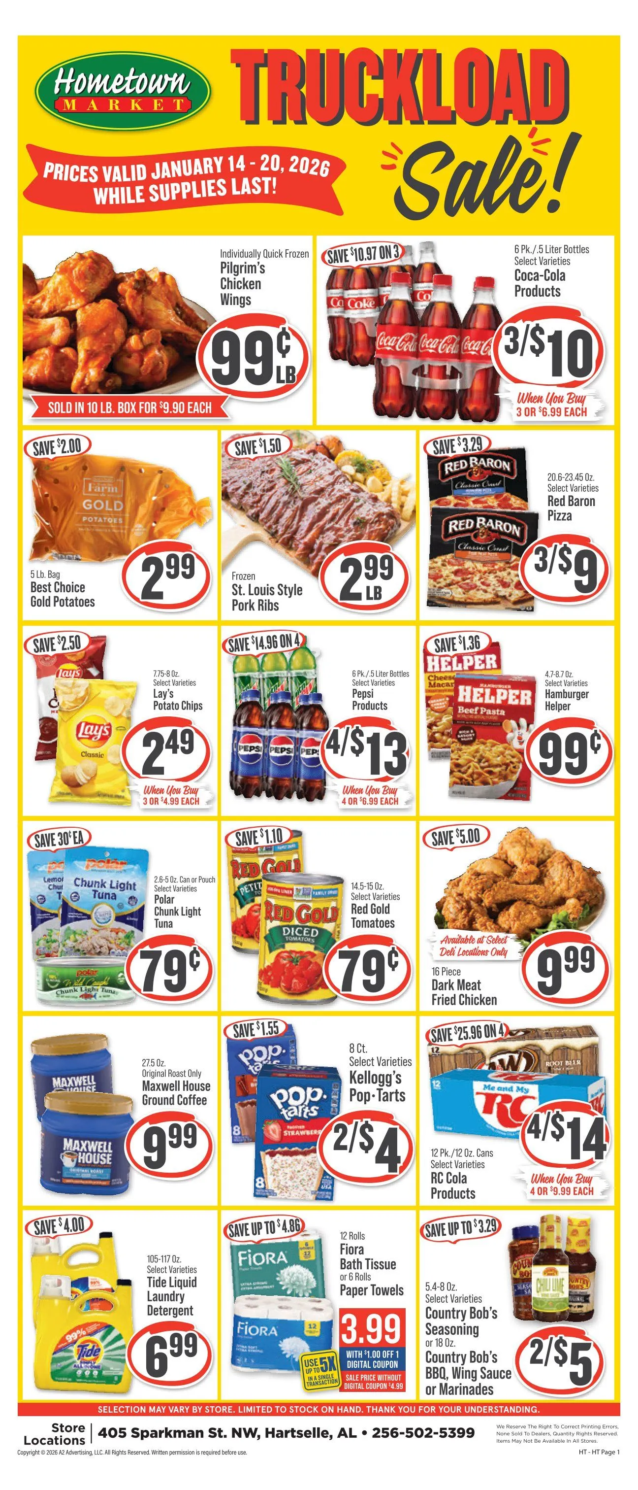 Weekly ad Hometown Market Sales from January 14 to January 20 2026 - Page 2